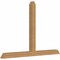 Ekena Millwork Portland Timber Gable Bracket, Western Red Cedar, 96"W x 64"H x 5 1/2"D x 5 1/2"F, 16/12 Pitch GBW096X64X0606POR00SWR - alternate 2